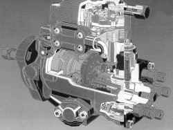 ТНВД распределительного типа, устанавливаемый на моделях Е 220 D и E 290 TD, в разрезе
